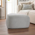 Pouf triangulaire ottoman en tissu moderne