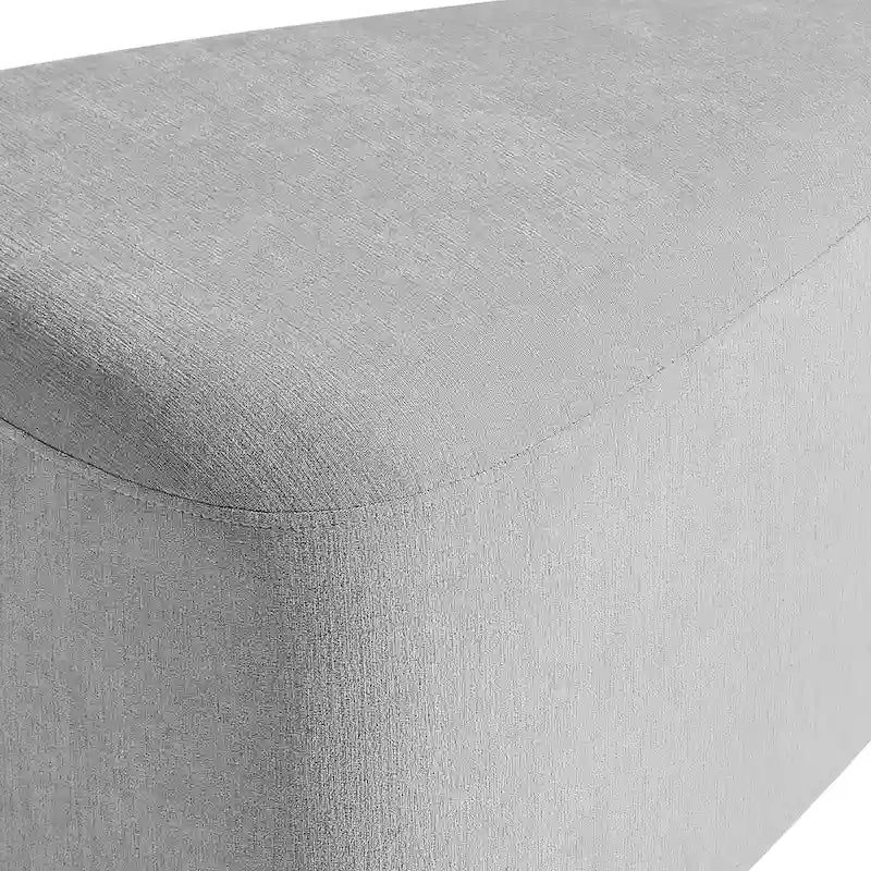 Pouf triangulaire ottoman en tissu moderne