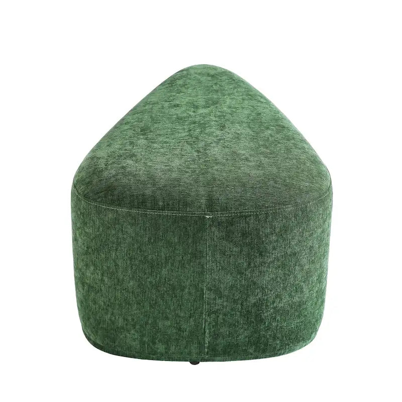 Pouf triangulaire ottoman en tissu moderne