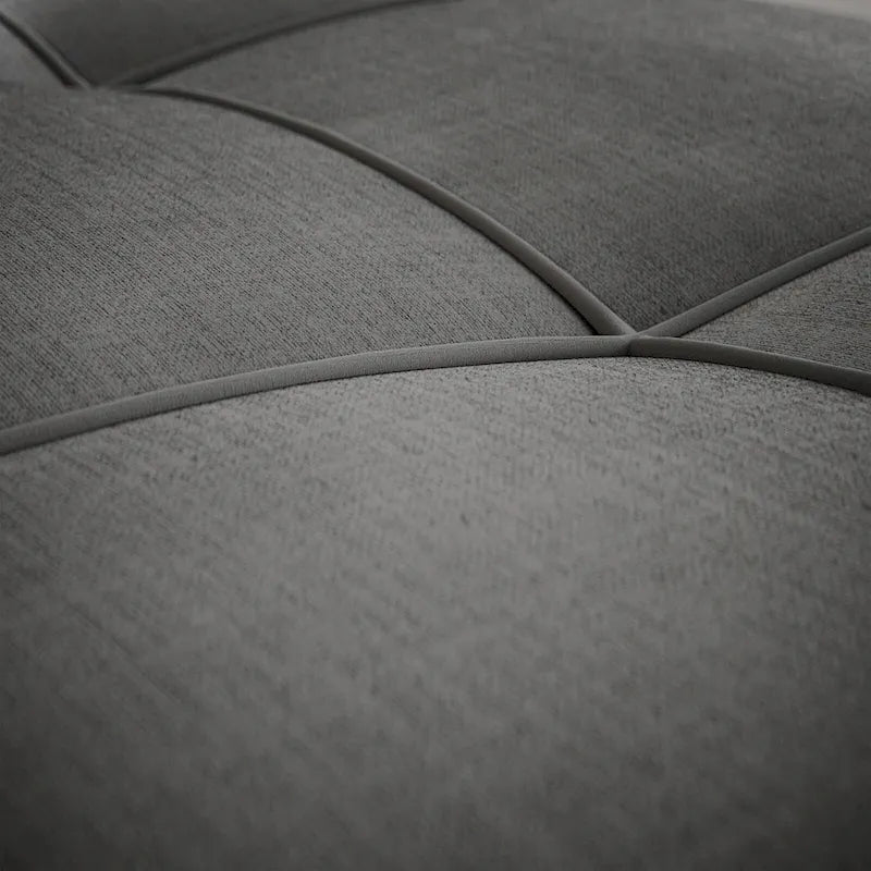 3 in 1 Convertible Sleeper Loveseat Couch, Futon Sofa Bed with Pull-Out Bed & Adjustable Backrest