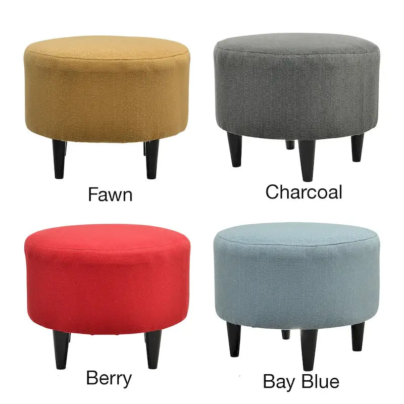 Pouf rond style scandinave