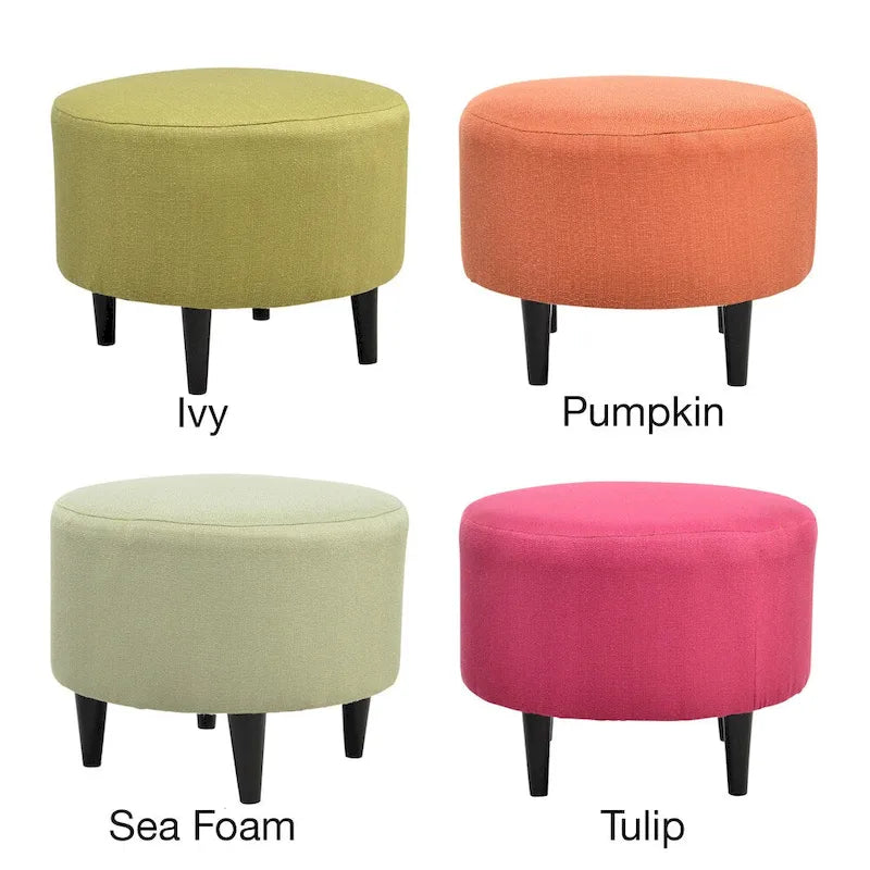 Pouf rond style scandinave
