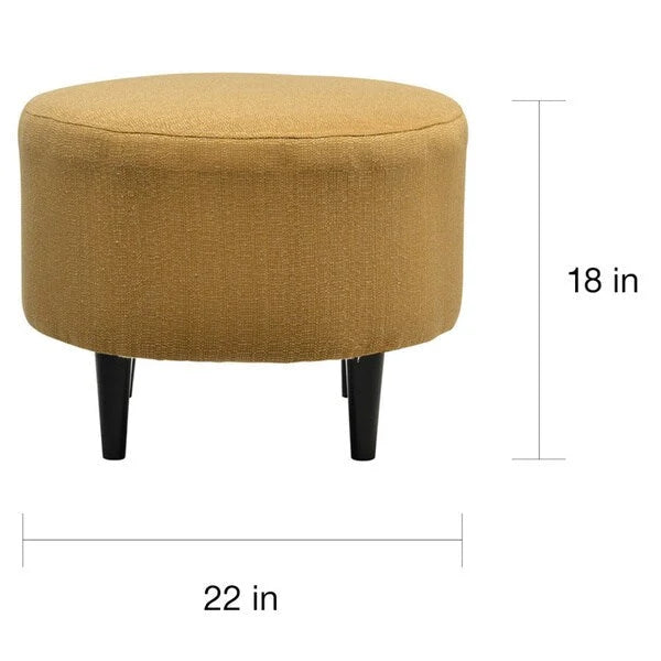 Pouf rond style scandinave