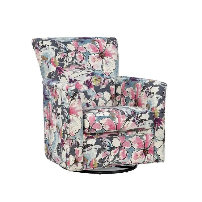 360° Swivel Rocker Chair with Polyester Fabric - ADA Compliant