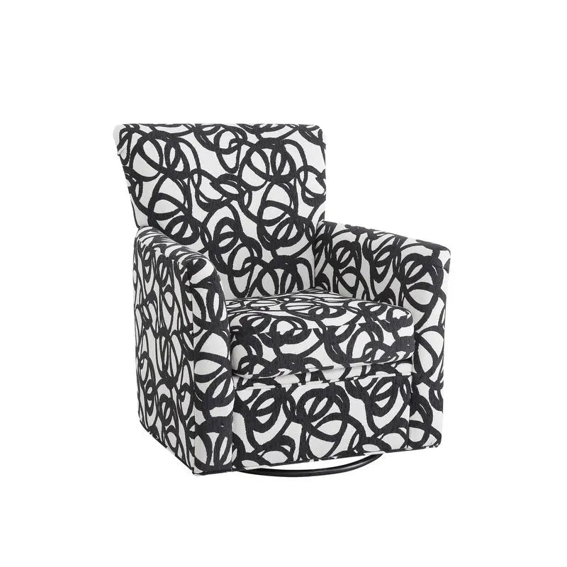 360° Swivel Rocker Chair with Polyester Fabric - ADA Compliant