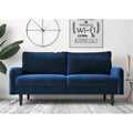 Devaney Velvet 71.6 Round Arms Sofa