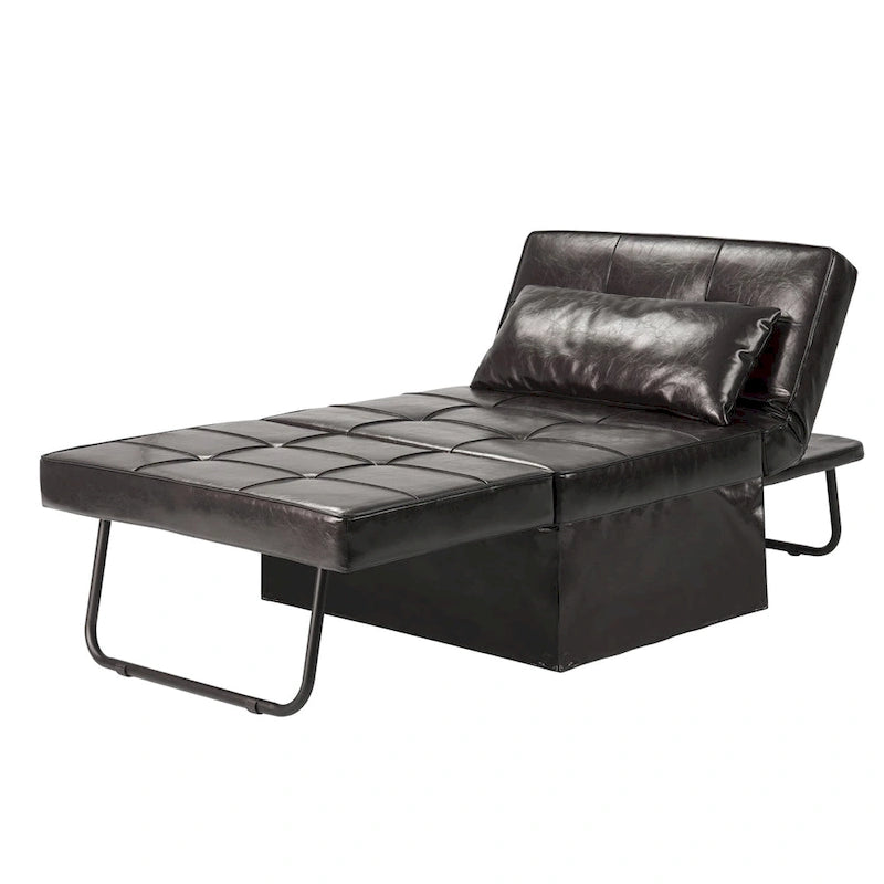 4-in-1 Adjustable Sleeper Sofa Chair with Ottoman