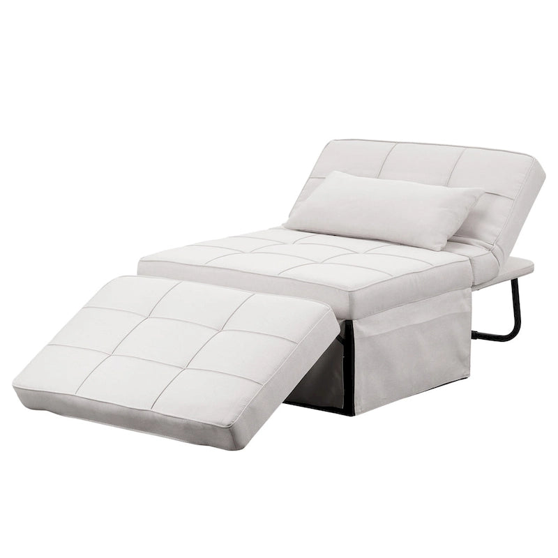 4-in-1 Adjustable Sleeper Sofa Chair with Ottoman