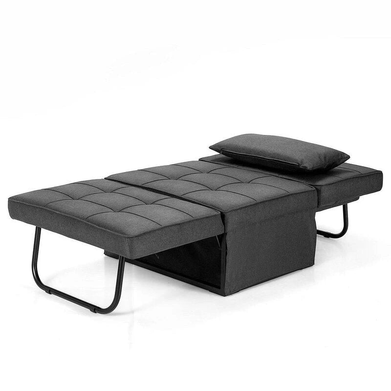 4-in-1 Adjustable Sleeper Sofa Chair with Ottoman