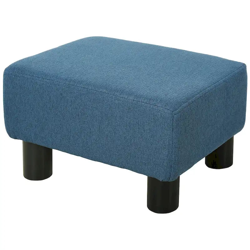 16 Cube Modern Linen Footrest Ottoman