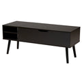 Table basse relevable bicolore moderne avec 3 compartiments de rangement