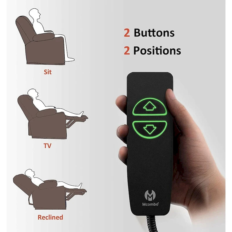 Fauteuil relax électrique pivotant, inclinable et coulissant, avec chauffage et massage