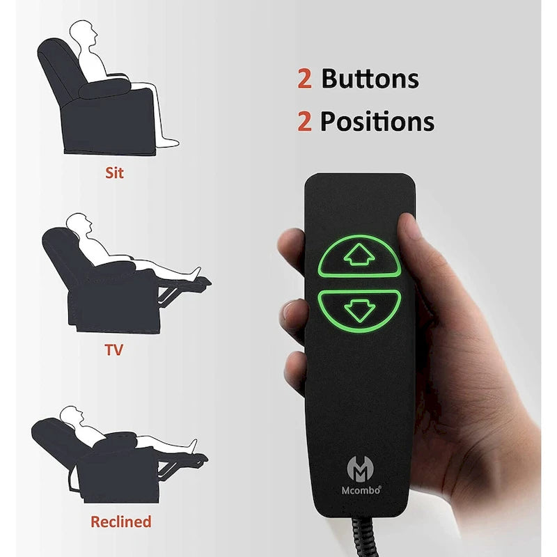 Fauteuil relax électrique pivotant, inclinable et coulissant, avec chauffage et massage
