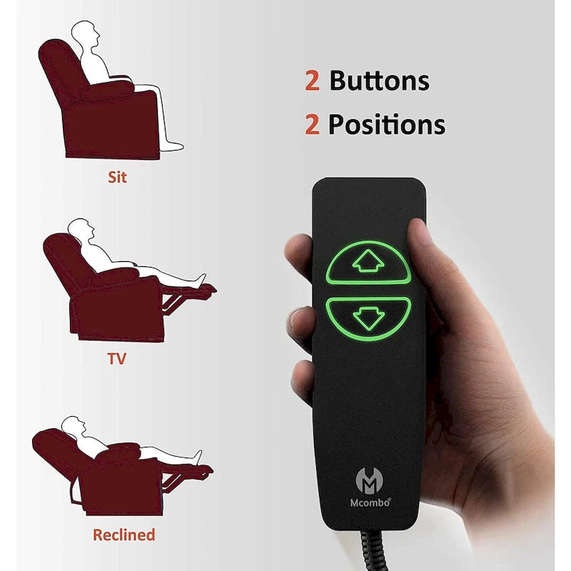 Fauteuil relax électrique pivotant, inclinable et coulissant, avec chauffage et massage