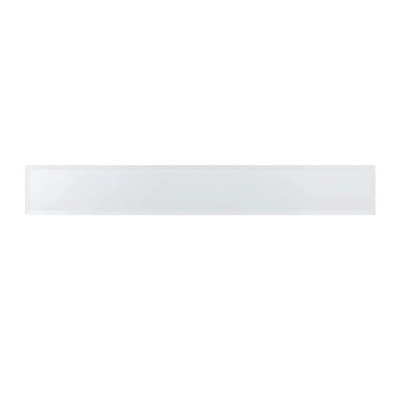 Console étroite et longue avec plateau miroir - Piètement en métal doré