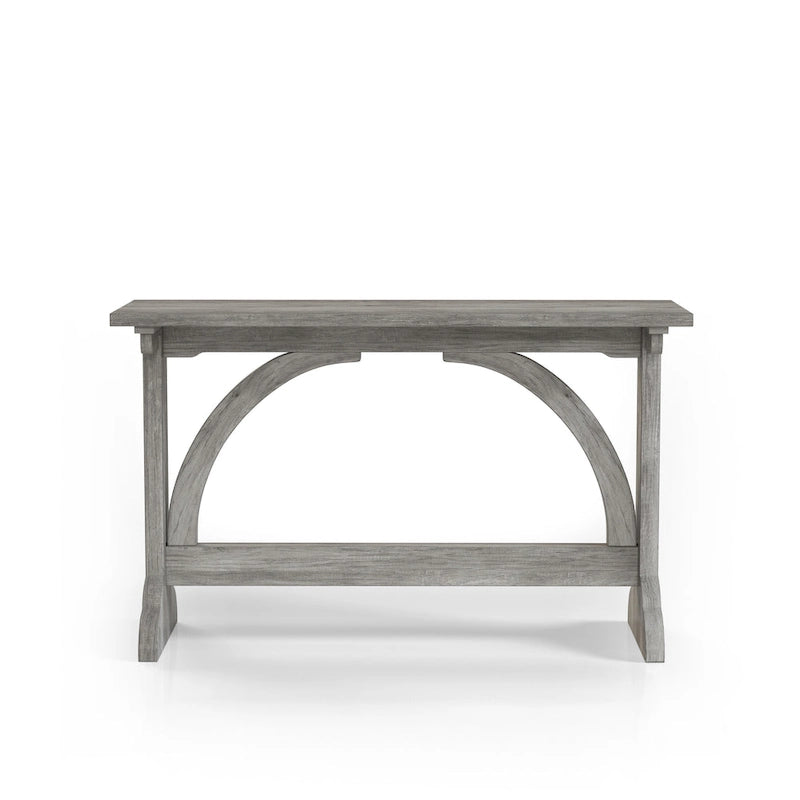 Console de salon 47 po fini chêne rustique