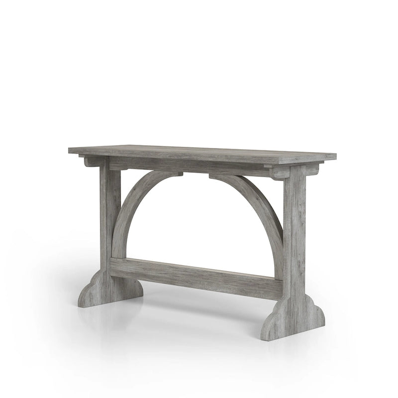 Console de salon 47 po fini chêne rustique