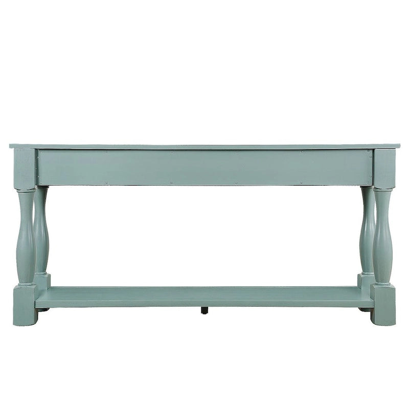 63.38" Sofa Console Table with 3 Drawers