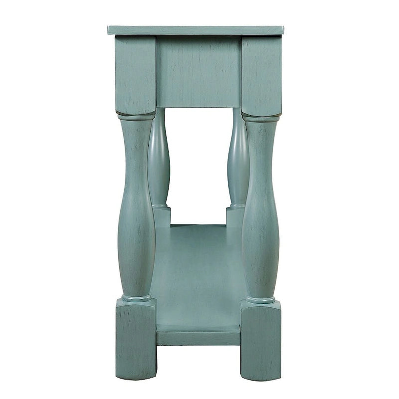 63.38" Sofa Console Table with 3 Drawers