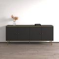 Buffet-crédence moderne mat de 72 pouces