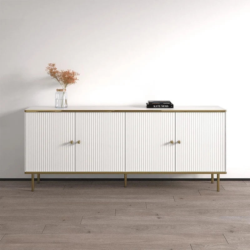 Buffet-crédence moderne mat de 72 pouces