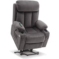 Grand fauteuil releveur inclinable avec repose-pieds étendu pour personnes de grande taille et fortes corpulences