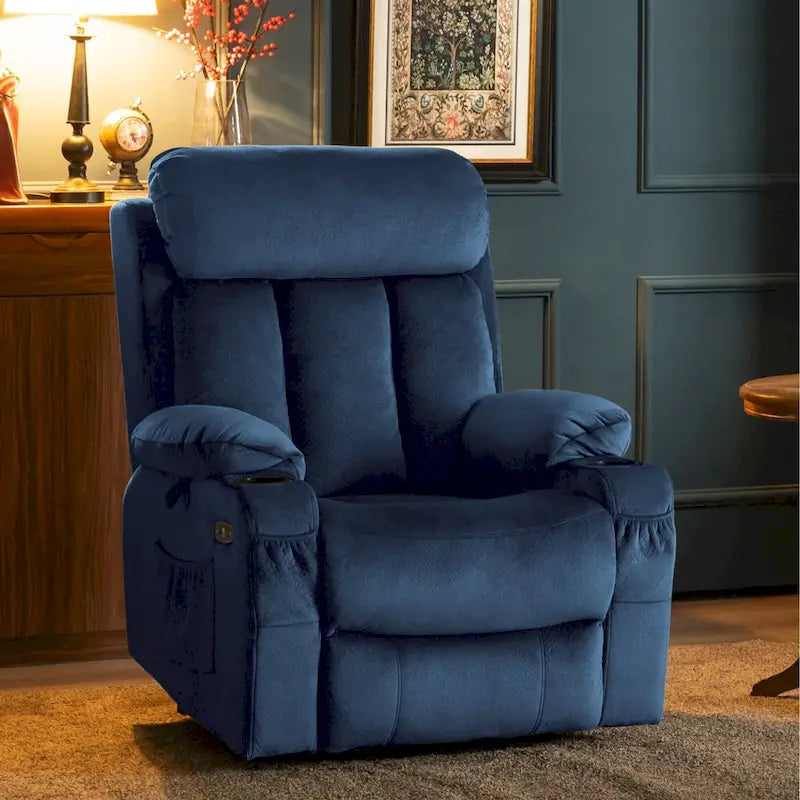 Grand fauteuil releveur inclinable avec repose-pieds étendu pour personnes de grande taille et fortes corpulences
