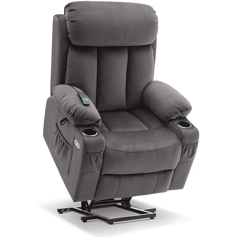 Grand fauteuil releveur inclinable avec repose-pieds étendu pour personnes de grande taille et fortes corpulences