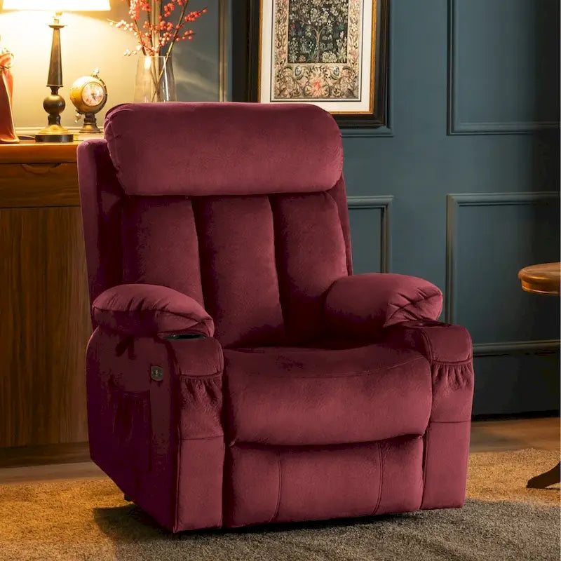 Grand fauteuil releveur inclinable avec repose-pieds étendu pour personnes de grande taille et fortes corpulences