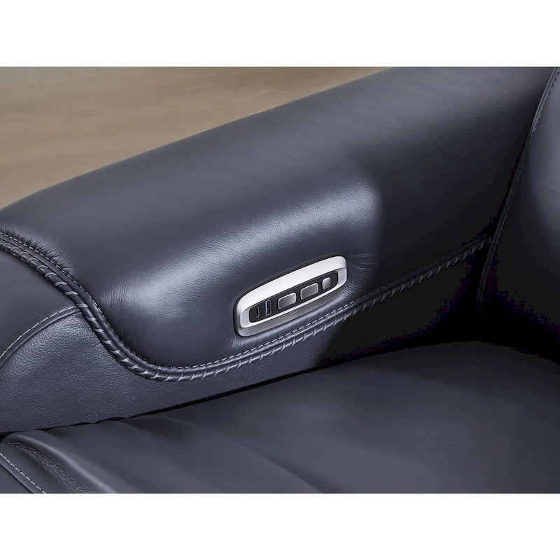 Canapé inclinable électrique avec appuis-tête réglables et chargement USB-C