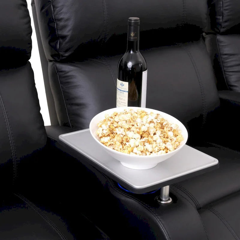 Aluminum Swivel Tray Table for Home Theater Seating