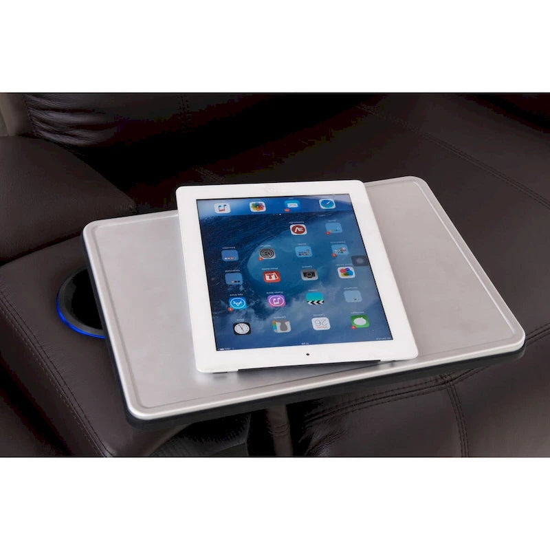 Aluminum Swivel Tray Table for Home Theater Seating