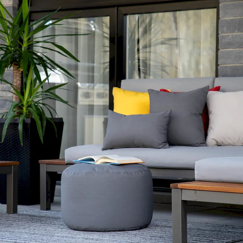 Pouf Ottoman imperméable intérieur/extérieur - 11 couleurs