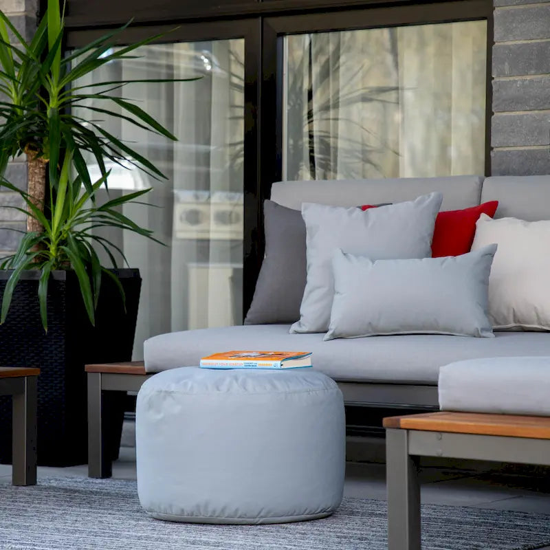 Pouf Ottoman imperméable intérieur/extérieur - 11 couleurs