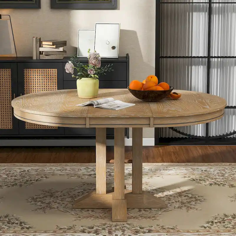 Table à manger extensible ronde