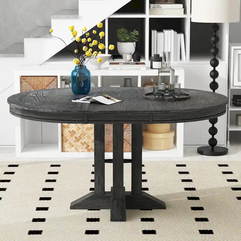 Table à manger extensible ronde