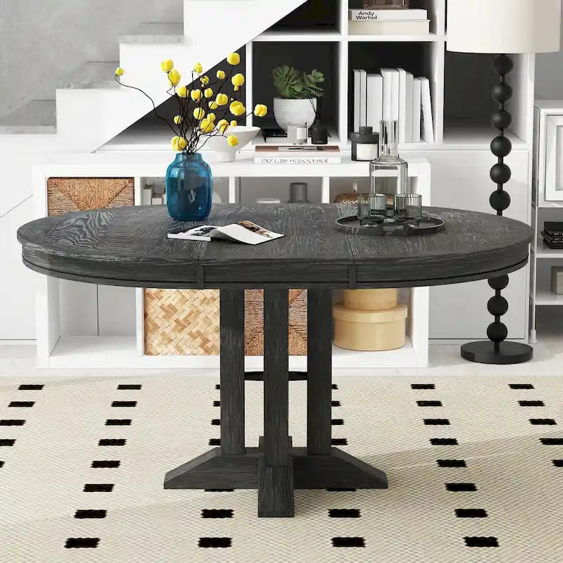 Table à manger extensible ronde