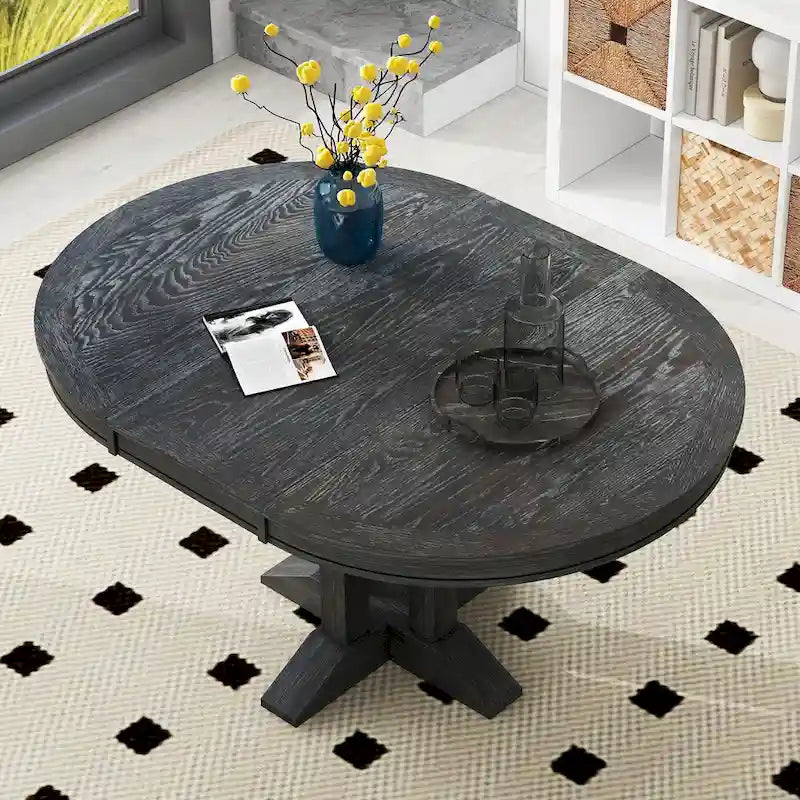 Table à manger extensible ronde
