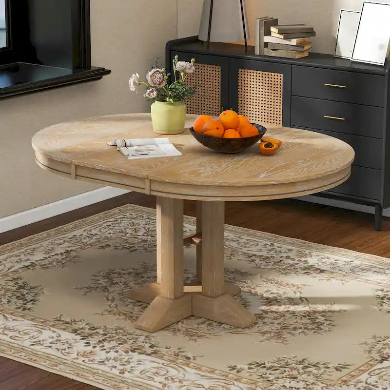 Table à manger extensible ronde