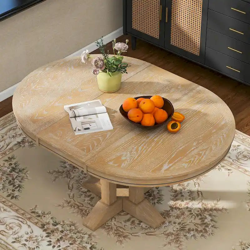 Table à manger extensible ronde