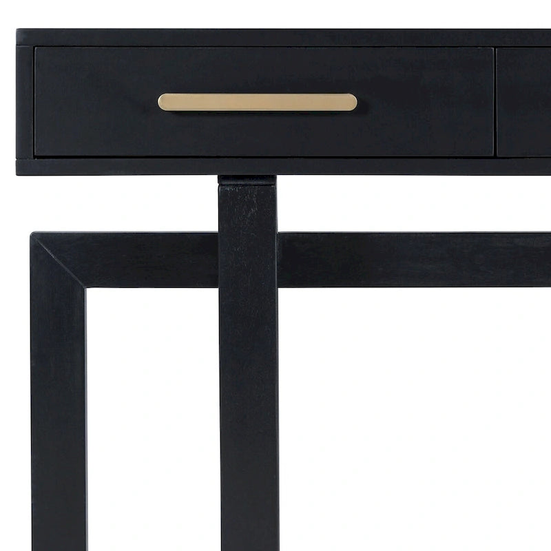 Console élégante avec trois tiroirs