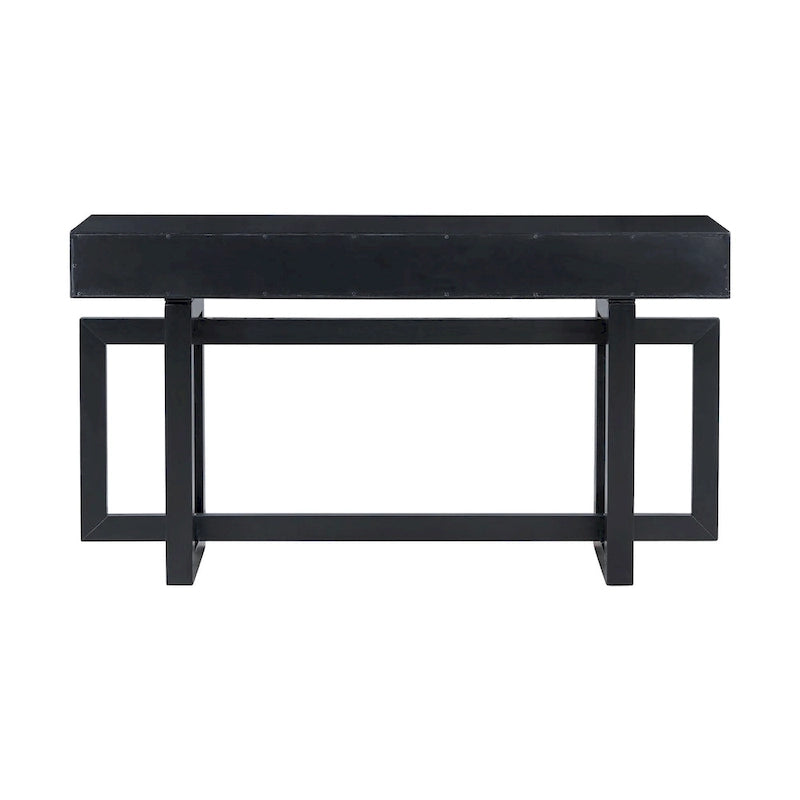 Console élégante avec trois tiroirs