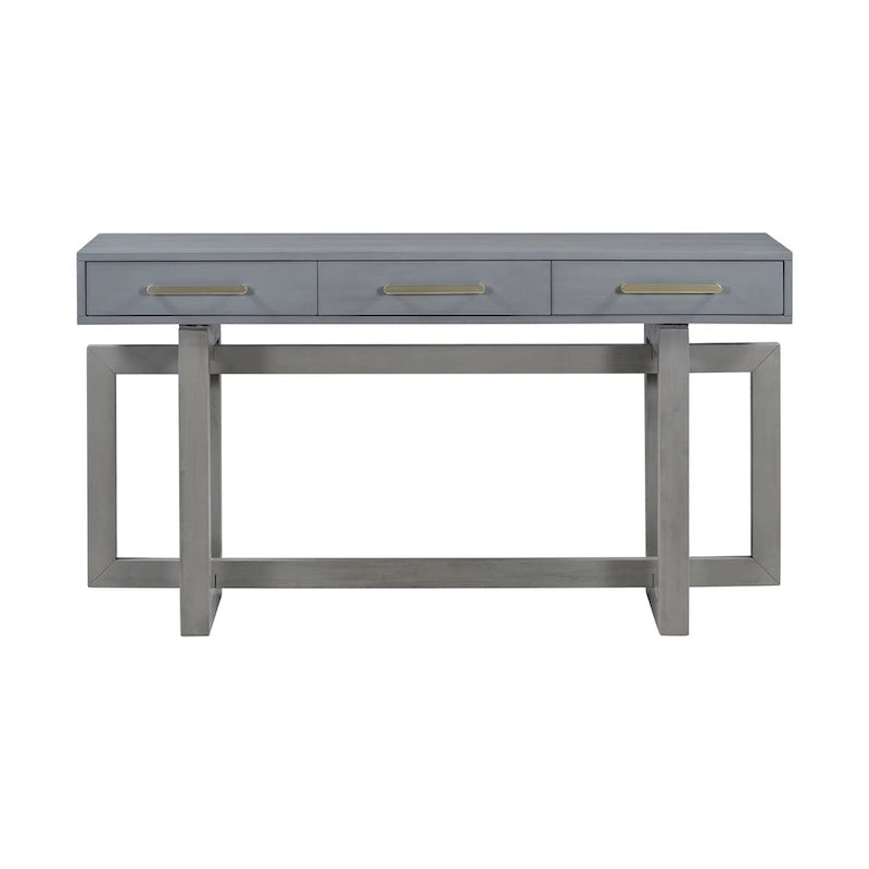 Console élégante avec trois tiroirs