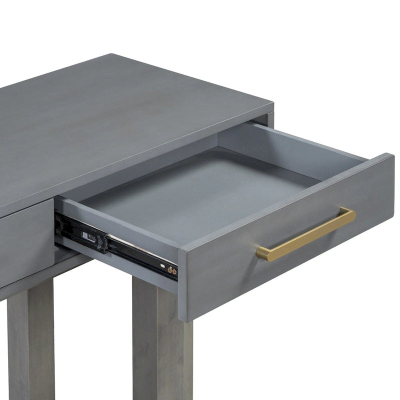 Console élégante avec trois tiroirs