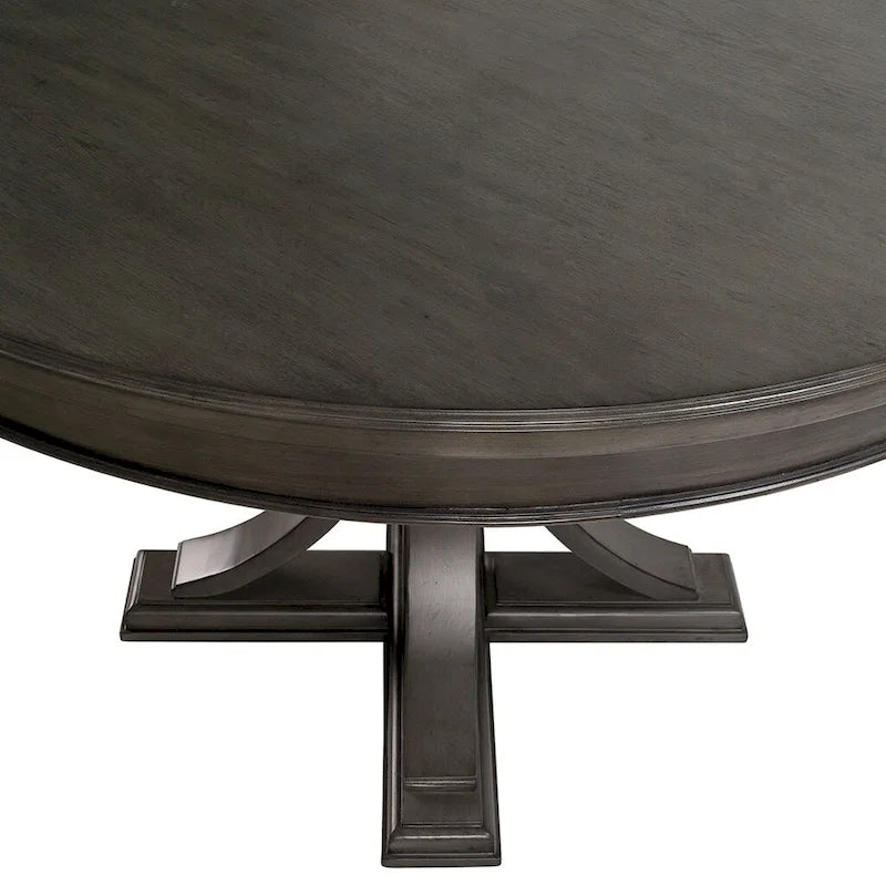 44" Round Dining Table, Solid Wood Classic Design