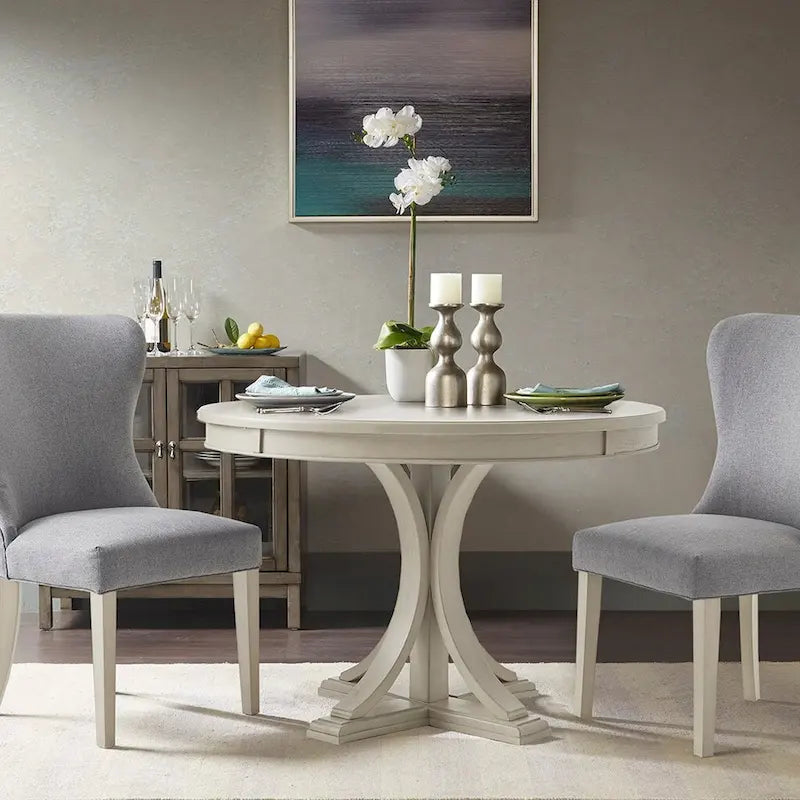 44" Round Dining Table, Solid Wood Classic Design