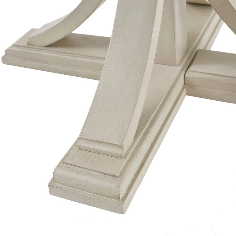 44" Round Dining Table, Solid Wood Classic Design