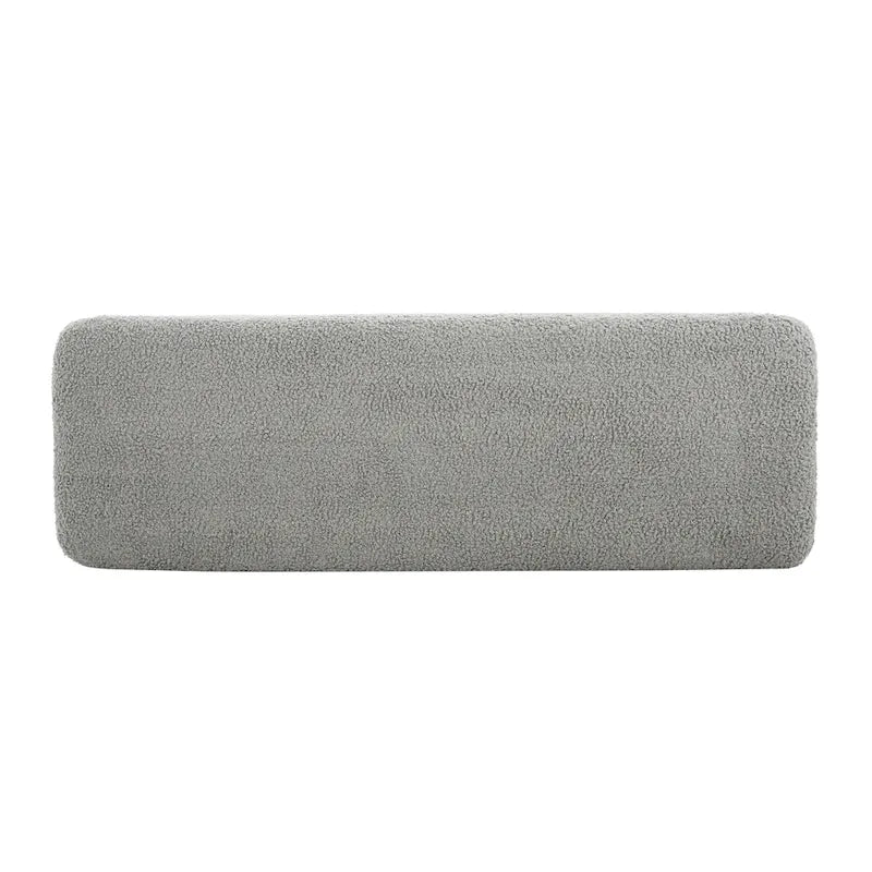 Banc ottoman moderne en bouclé